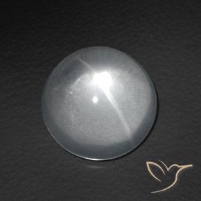 8.30ct طبيعي أبيض شفاف كوارتز عين القط, دائري, شفاف