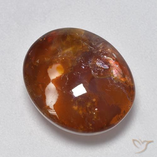 7.19ct طبيعي متعدد الألوان كوارتز مع مرقشيتا, بيضوي, شفاف