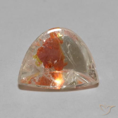 5.59ct طبيعي متعدد الألوان كوارتز مع مرقشيتا, فانسى, شفاف