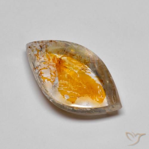 9.60ct طبيعي متعدد الألوان كوارتز مع مرقشيتا, فانسى, شفاف