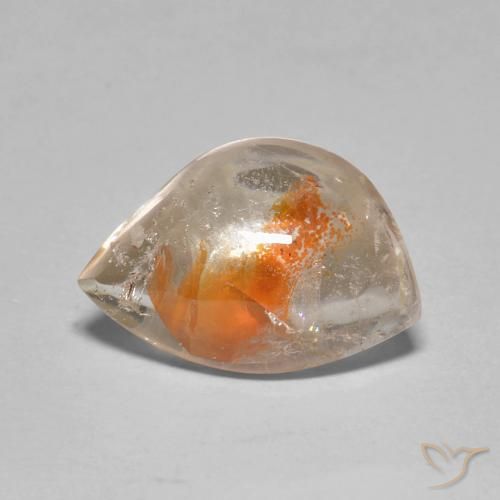 4.61ct طبيعي متعدد الألوان كوارتز مع مرقشيتا, فانسى, شفاف