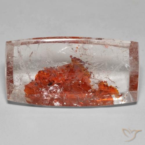 29.59ct طبيعي متعدد الألوان كوارتز مع مرقشيتا, باجيت, شفاف