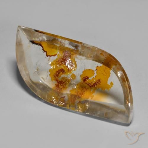 33.96ct طبيعي متعدد الألوان كوارتز مع مرقشيتا, فانسى, شفاف