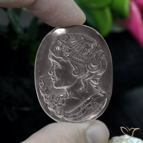 55.41ct طبيعي أبيض شفاف كوارتز, بيضوي, شفاف