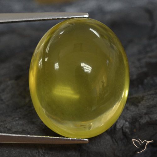 33.52ct طبيعي أصفر فاتح كوارتز, بيضوي, شفاف