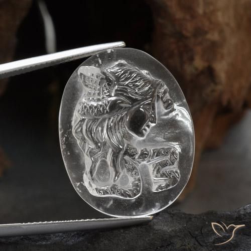 27.24ct طبيعي أبيض شفاف كوارتز, فانسى, شفاف