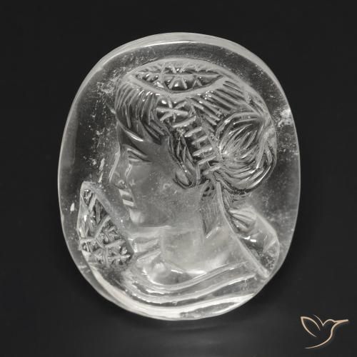 35.80ct طبيعي أبيض شفاف كوارتز, فانسى, شفاف