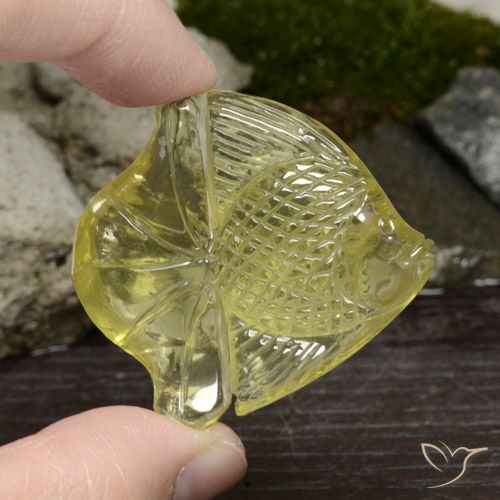 72.27ct طبيعي أصفر باهت كوارتز, فانسى, نصف شفاف