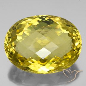 100.70ct طبيعي أصفر غنى كوارتز, بيضوي, VVS