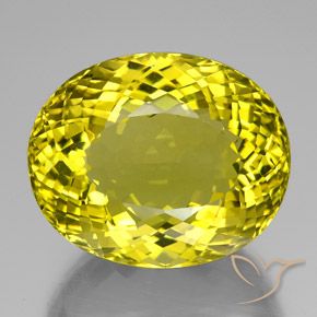 117.35ct طبيعي أصفر حيوى كوارتز, بيضوي, VVS