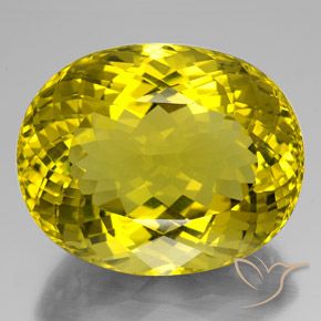 189.25ct طبيعي أصفر غنى كوارتز, بيضوي, VVS