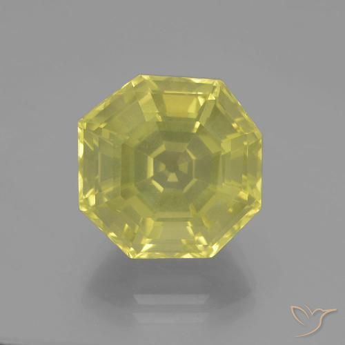 10.36ct طبيعي أصفر لاجونا كوارتز, قص الزمرد, VVS-VS