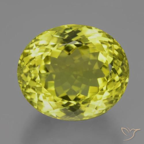 26.94ct طبيعي أصفر متوسط كوارتز, بيضوي, VVS