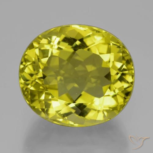 29.97ct طبيعي أصفر متوسط كوارتز, بيضوي, VVS-VS