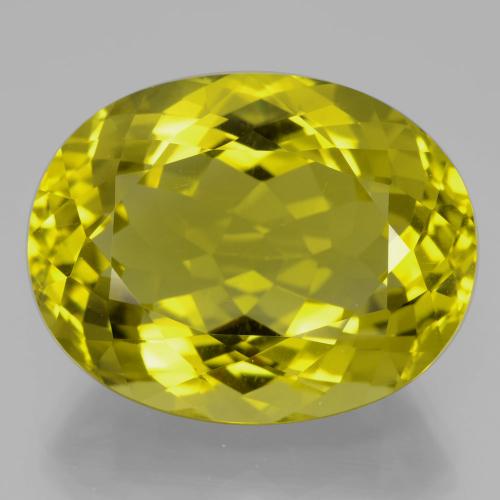35.13ct طبيعي أصفر حيوى كوارتز, بيضوي, VVS