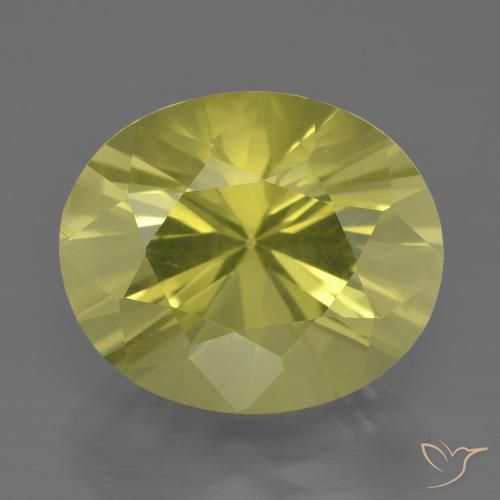 10.74ct طبيعي أصفر متوسط كوارتز, بيضوي, VVS-VS