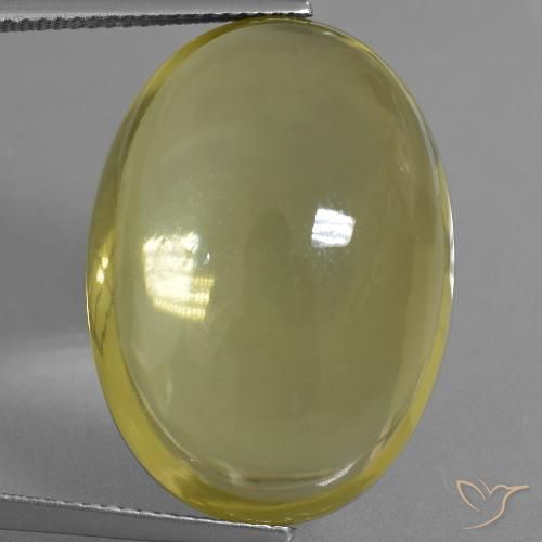 34.71ct طبيعي أصفر متوسط كوارتز, بيضوي, شفاف