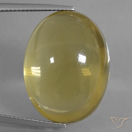 38.02ct طبيعي أصفر متوسط كوارتز, بيضوي, شفاف