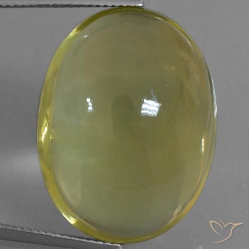 40.21ct طبيعي أصفر فاتح كوارتز, بيضوي, شفاف