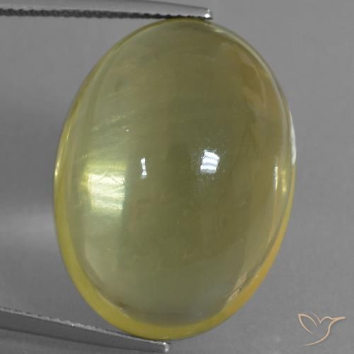 43.91ct طبيعي أصفر-ذهبى فاتح كوارتز, بيضوي, شفاف