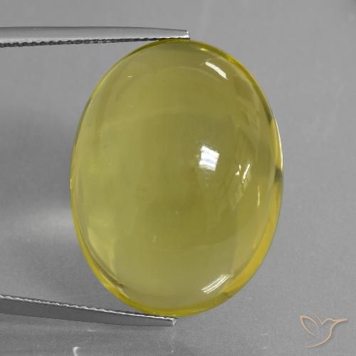 44.59ct طبيعي أصفر النحلة كوارتز, بيضوي, شفاف