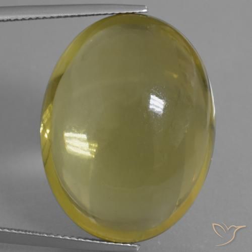 53.11ct طبيعي أصفر متوسط كوارتز, بيضوي, شفاف