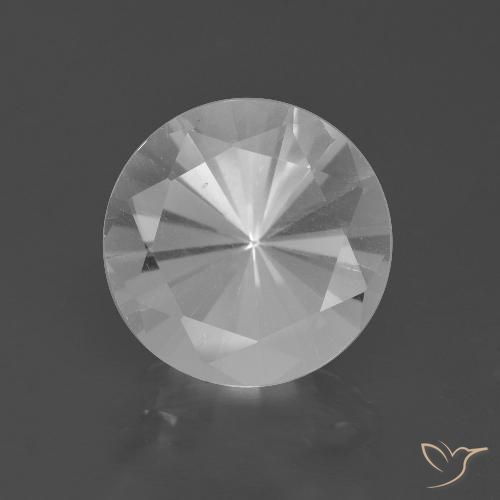 5.17ct طبيعي أبيض كوارتز, دائري, VVS