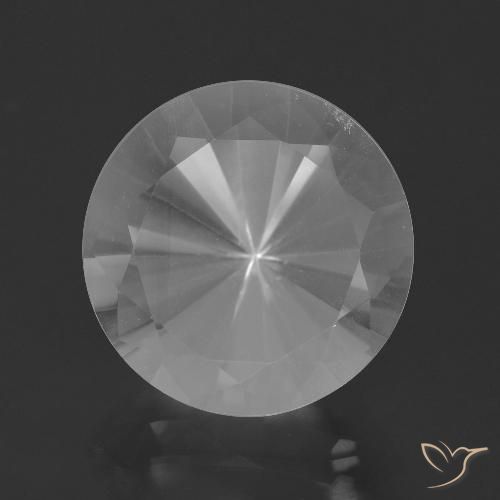 7.05ct طبيعي أبيض كوارتز, دائري, VVS