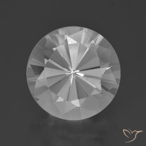 6.27ct طبيعي أبيض كوارتز, دائري, VVS