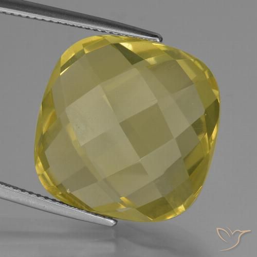 26.79ct طبيعي أصفر أناناسى كوارتز, وسادة, VVS-VS