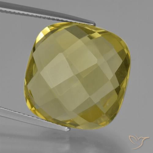 26.16ct طبيعي أصفر أناناسى كوارتز, وسادة, VVS