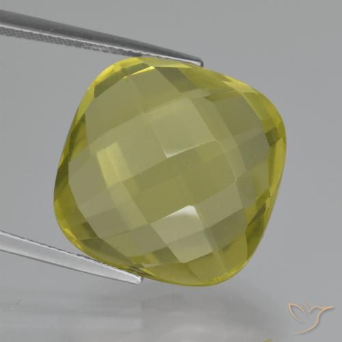28.86ct طبيعي أصفر أناناسى كوارتز, وسادة, VVS-VS