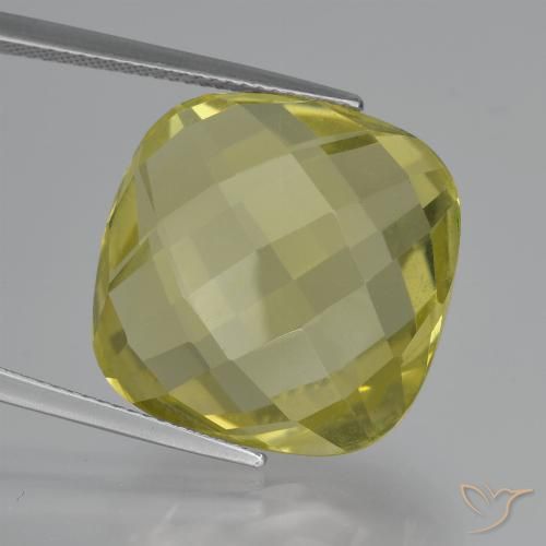26.82ct طبيعي أصفر أناناسى كوارتز, وسادة, VVS