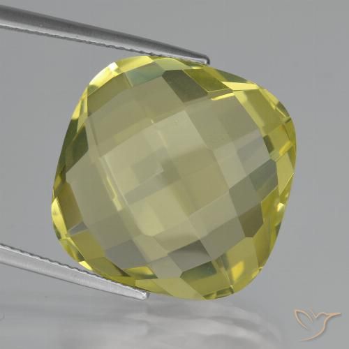 26.45ct طبيعي أصفر أناناسى كوارتز, وسادة, VVS