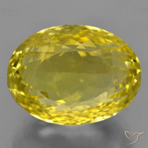 27.92ct طبيعي أصفر النحلة كوارتز, بيضوي, VVS-VS