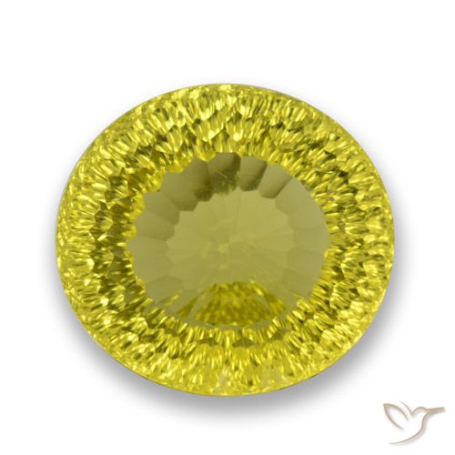 70.69ct طبيعي أصفر متوسط كوارتز, بيضوي, VVS-VS