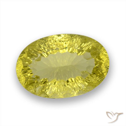 26.58ct طبيعي أصفر متوسط كوارتز, بيضوي, VVS