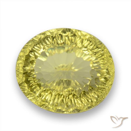 31.29ct طبيعي أصفر متوسط كوارتز, بيضوي, VVS