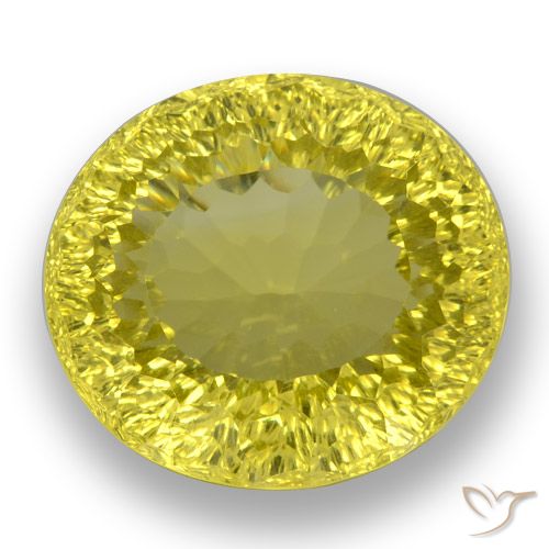 38.26ct طبيعي أصفر النحلة كوارتز, بيضوي, VVS