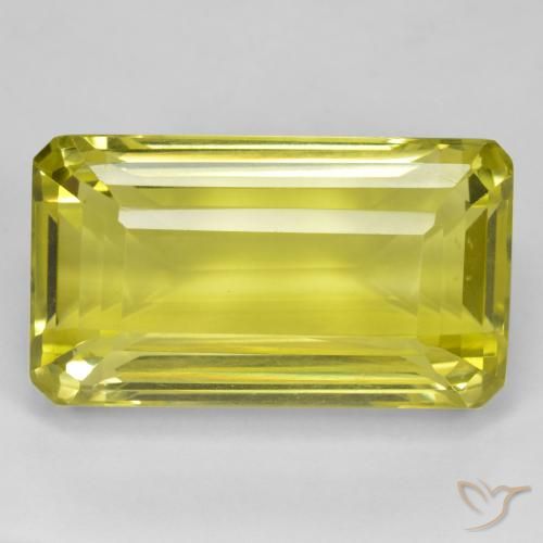 41.42ct طبيعي أصفر متوسط كوارتز, قص الزمرد, VVS