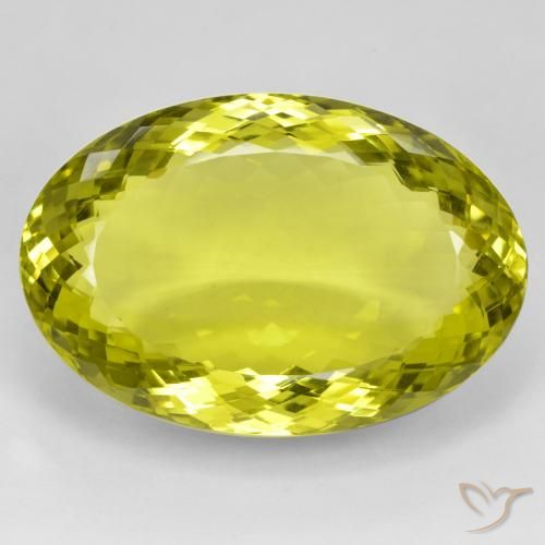 94.12ct طبيعي أصفر حيوى كوارتز, بيضوي, VVS