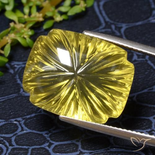 19.54ct طبيعي أصفر بنى كوارتز, فانسى, شفاف