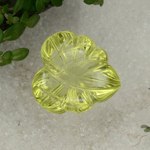 11.48ct طبيعي أصفر متوسط كوارتز, فانسى, شفاف