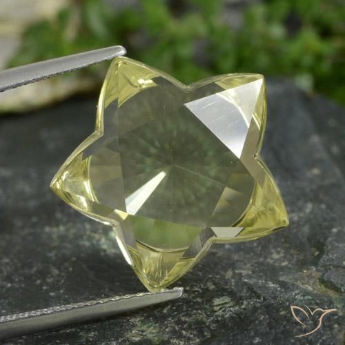 13.81ct طبيعي أصفر لاجونا كوارتز, فانسى, شفاف
