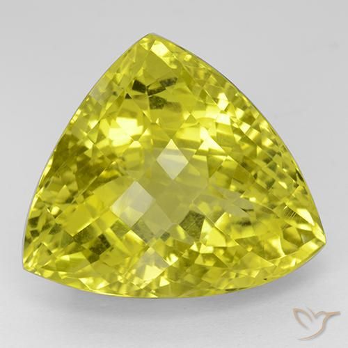 55.15ct طبيعي أصفر الذرة كوارتز, مثلثى, VVS