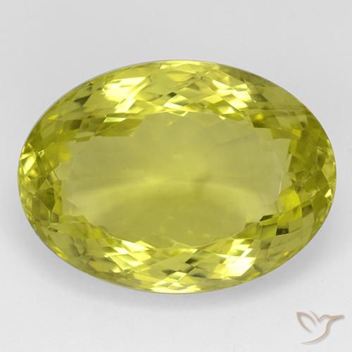 42.16ct طبيعي أصفر الذرة كوارتز, بيضوي, IF