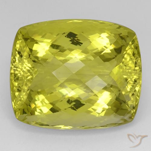 62.08ct طبيعي أصفر متوسط كوارتز, وسادة, IF