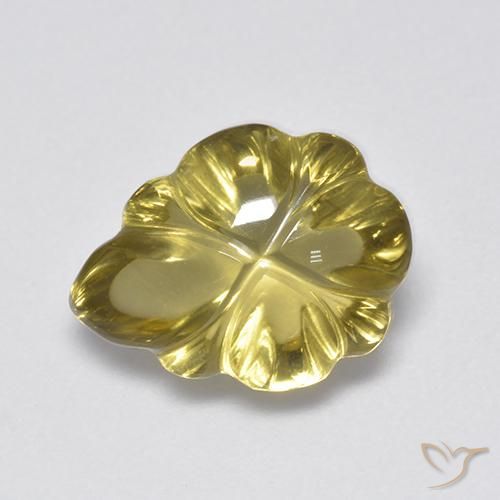 4.52ct طبيعي أصفر متوسط كوارتز, فانسى, شفاف