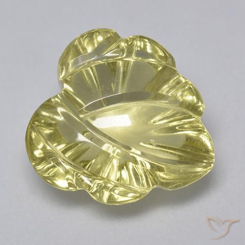 4.94ct طبيعي أصفر مخضر كوارتز, فانسى, شفاف