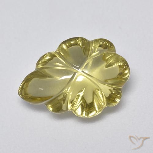 4.25ct طبيعي أصفر ترابى كوارتز, فانسى, شفاف